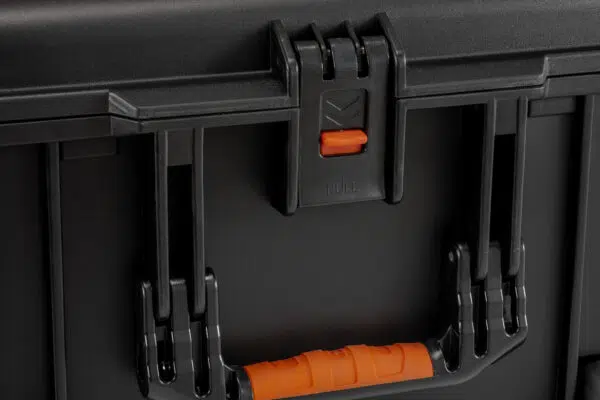Dual-action nylon latches