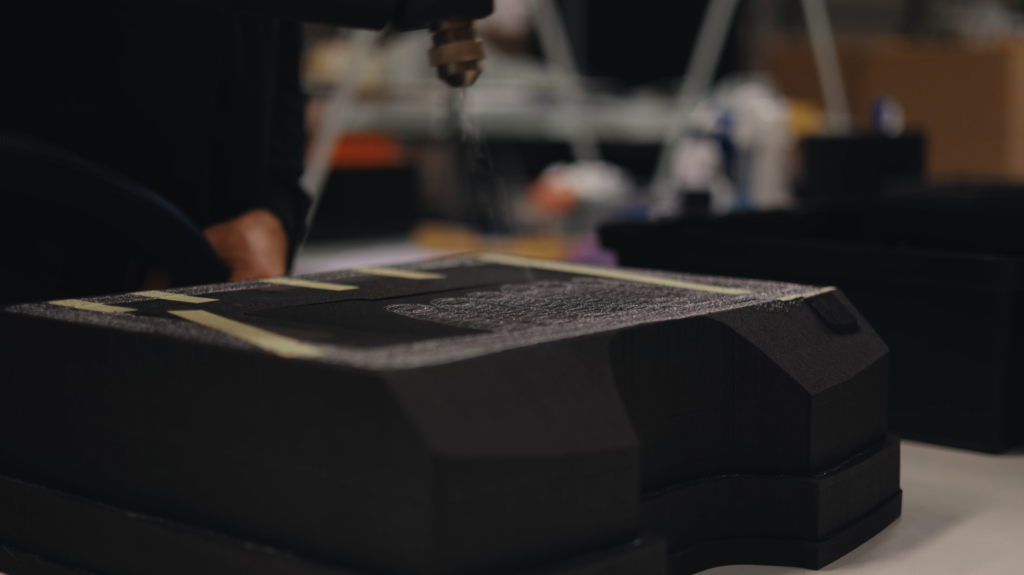 Husk case assembly with custom inserts